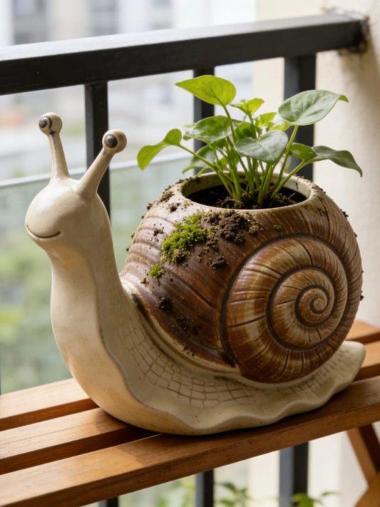 Snail Plant Pot