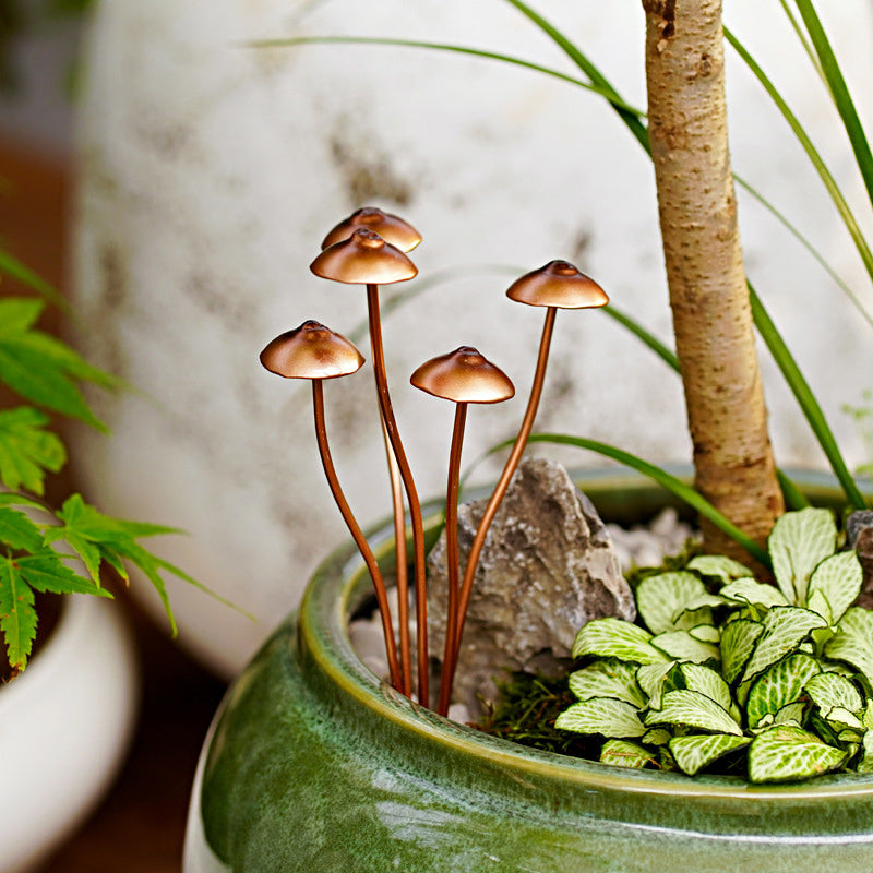 Decorative Mushroom Stakes (Set of 3)