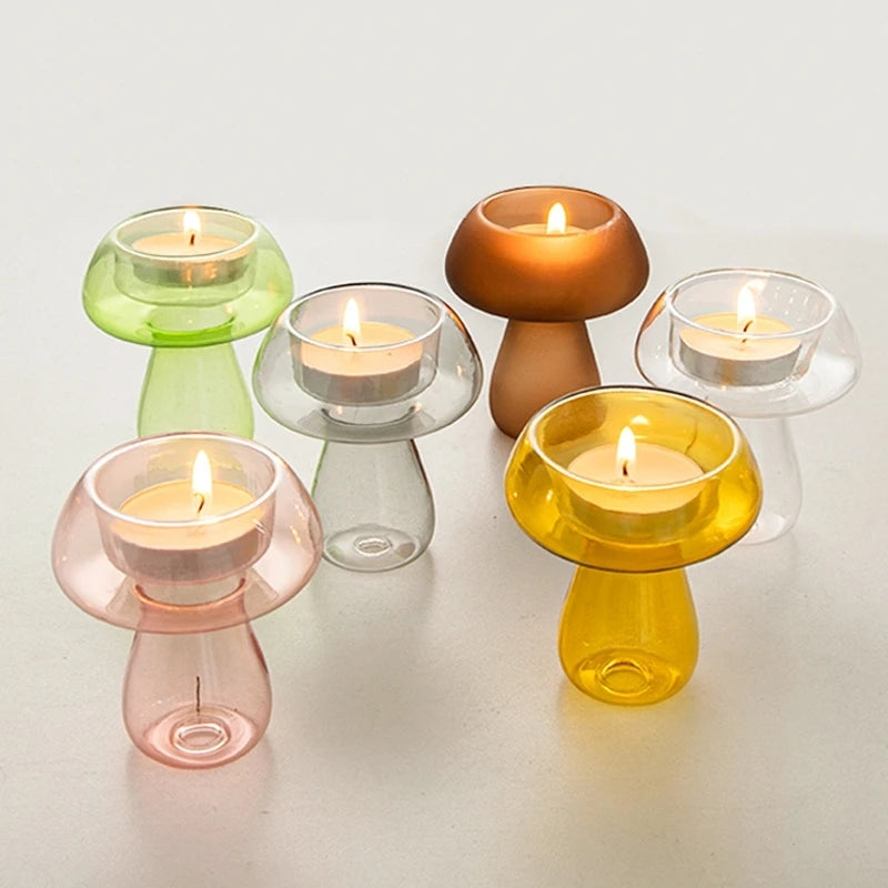 Mushroom Candle Holder