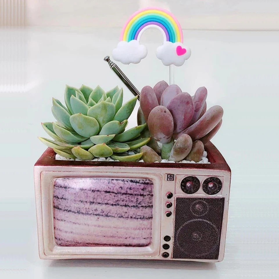 Retro Succulent Planter