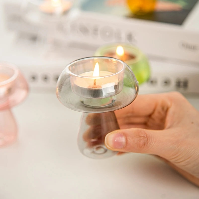 Mushroom Candle Holder