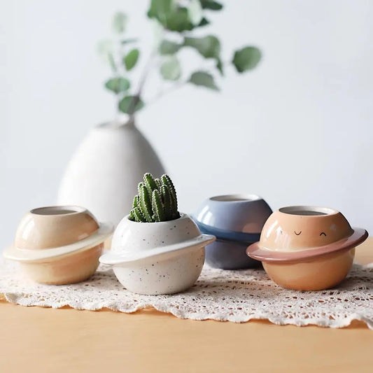 Planet Succulent Ceramic Planter