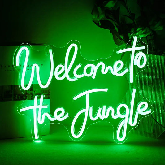 "Welcome to the jungle" LED Light