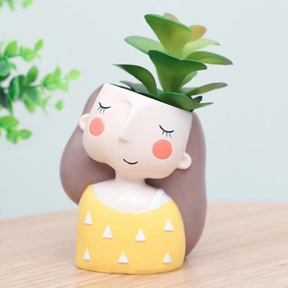 Nordic Girl Succulent Planter