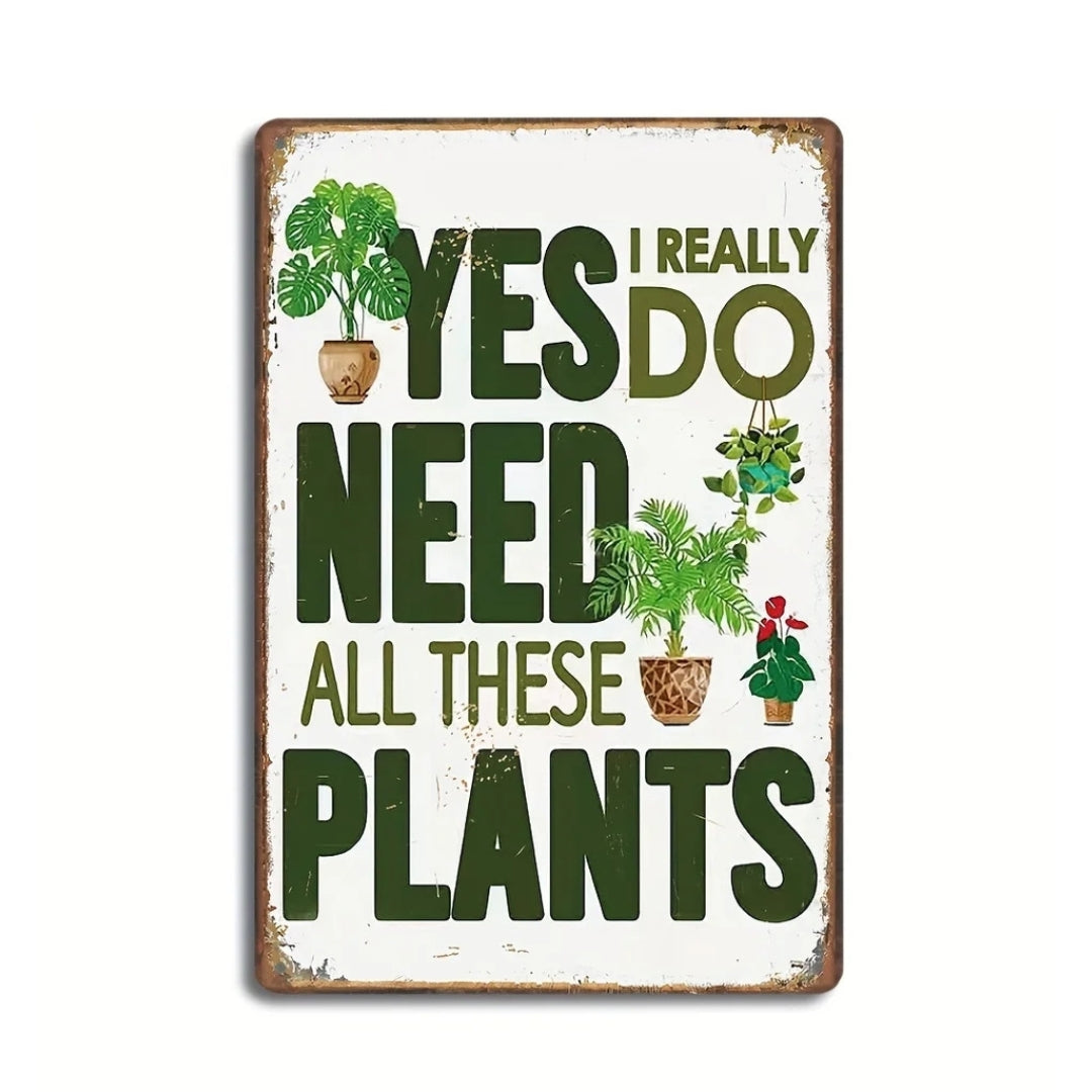 Vintage Plant Lover Sign