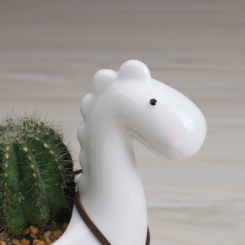 Dino Succulent Ceramic Planter