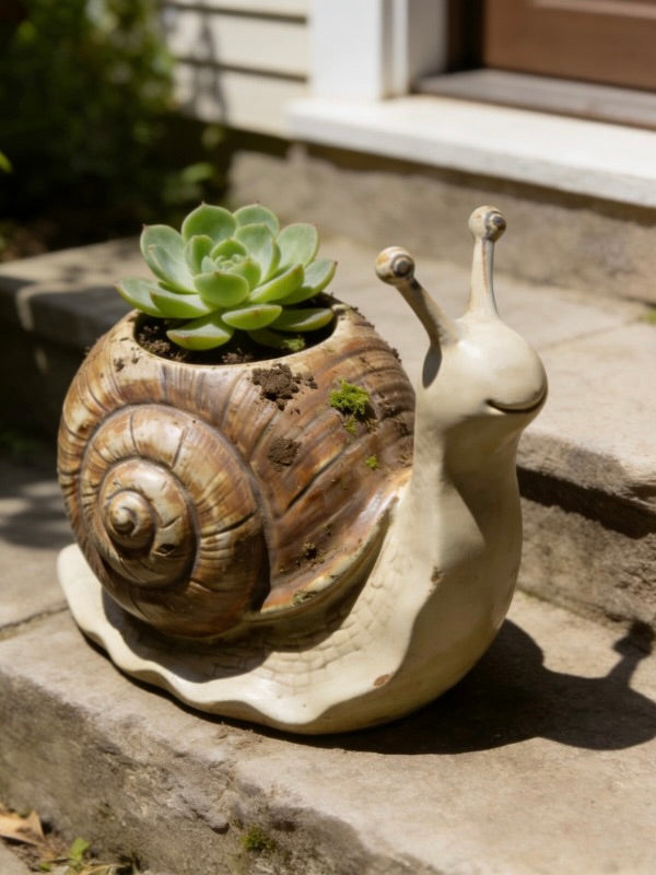 Snail Plant Pot