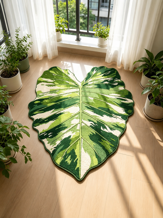 Variegated Alocasia Rug