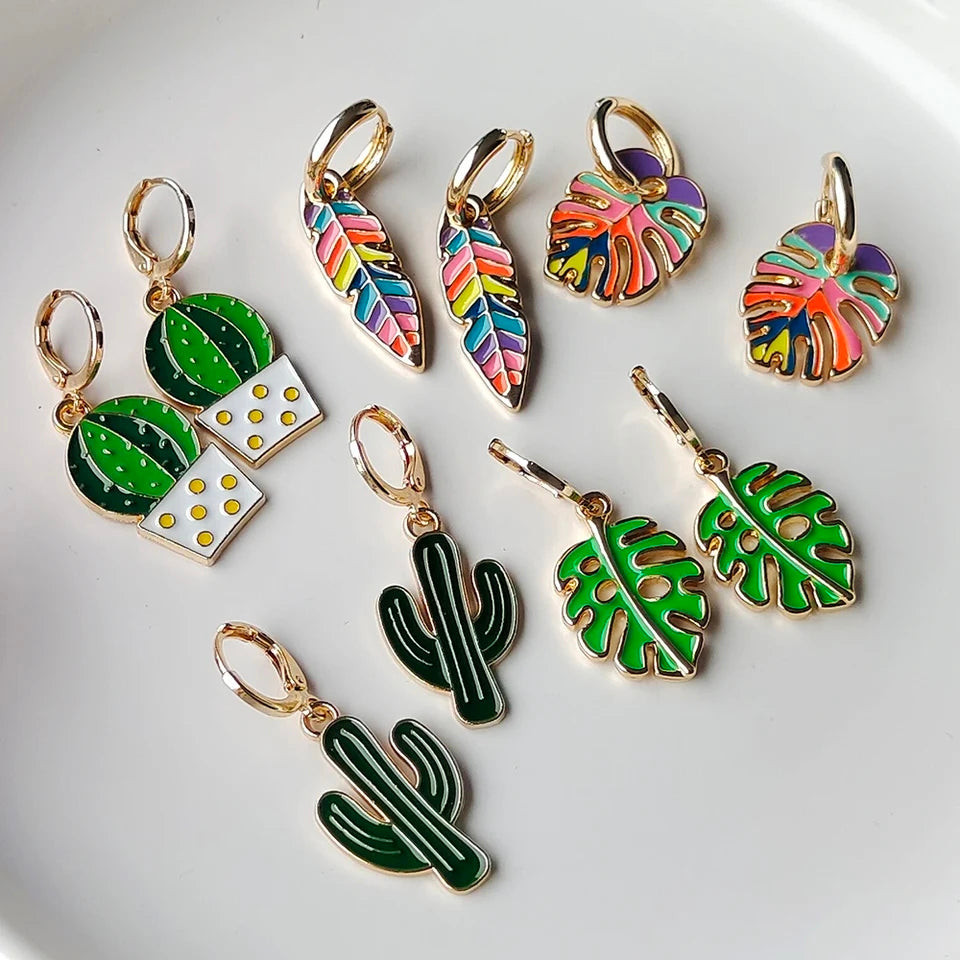 Plant Earrings (set of 5)