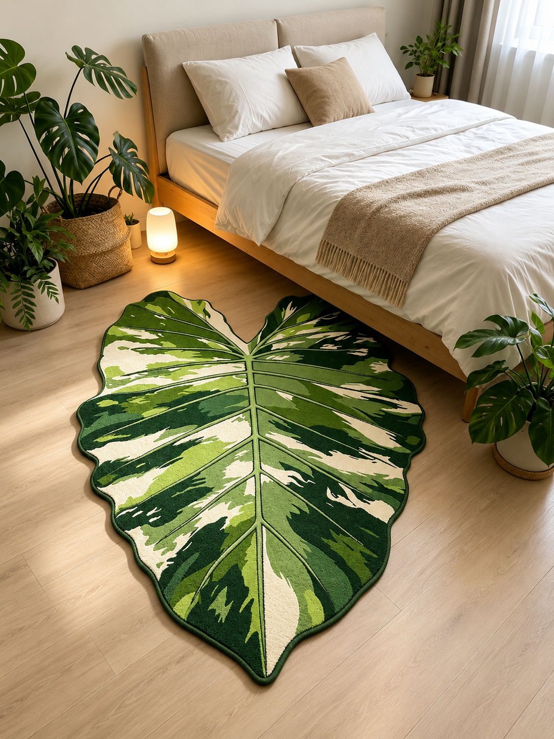 Variegated Alocasia Rug