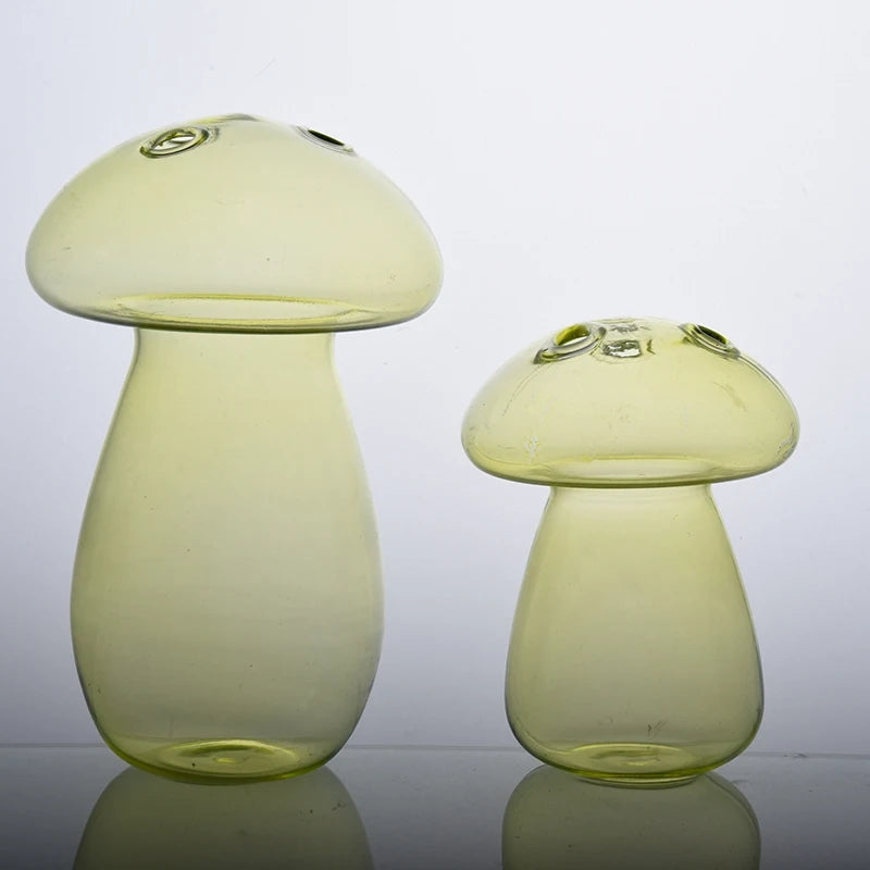 Mushroom Glass Vase