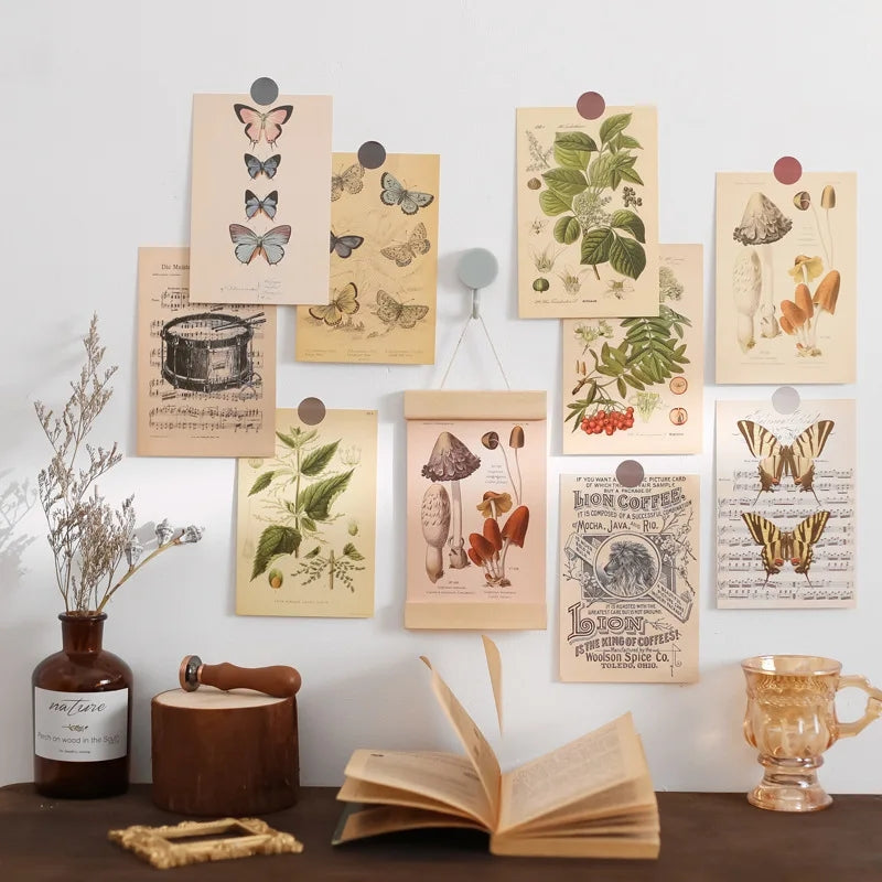 Botanical postcards (30 pcs)