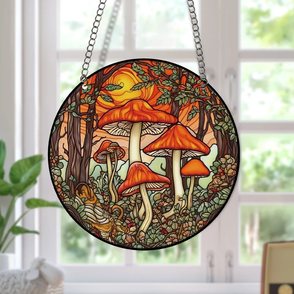 Mushroom Acrylic Decorative Panel