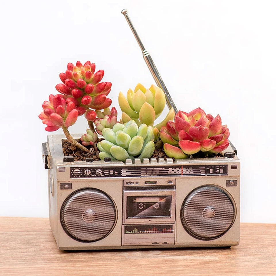 Retro Succulent Planter