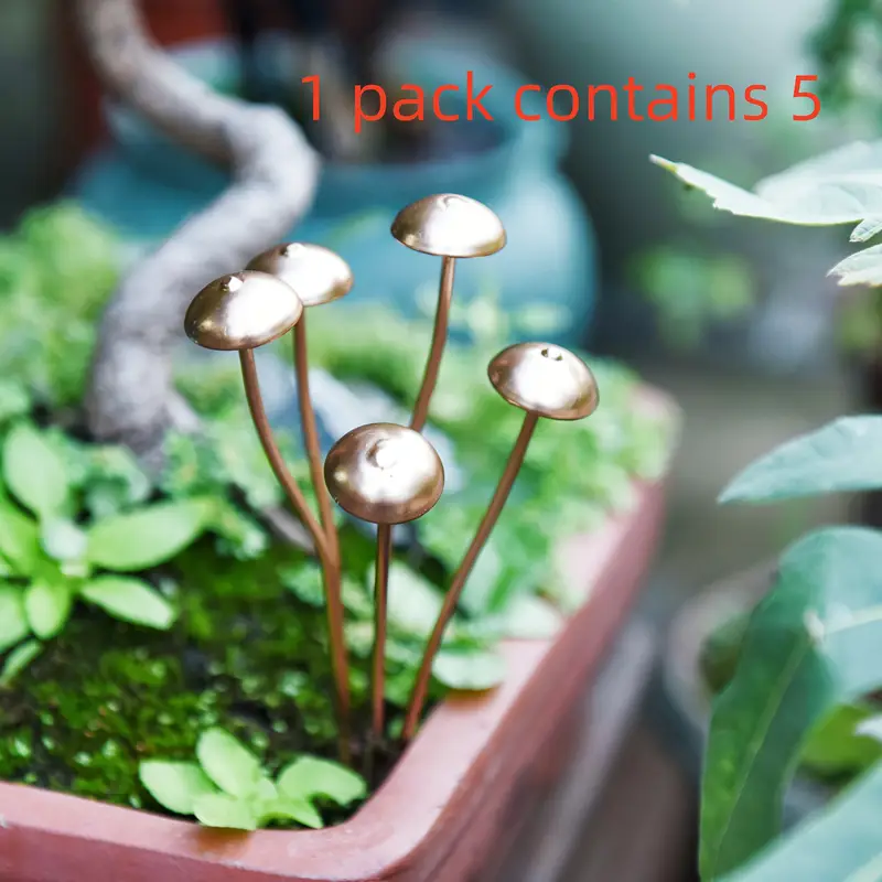 Decorative Mushroom Stakes (Set of 3)