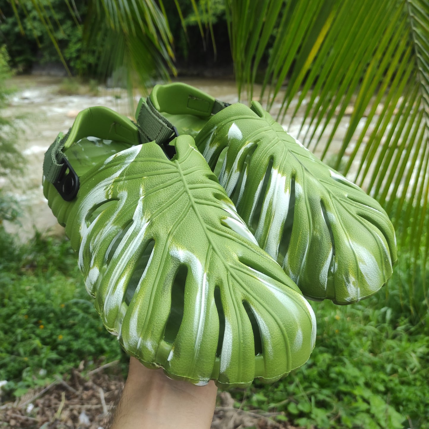 Variegated Monstera Shoes