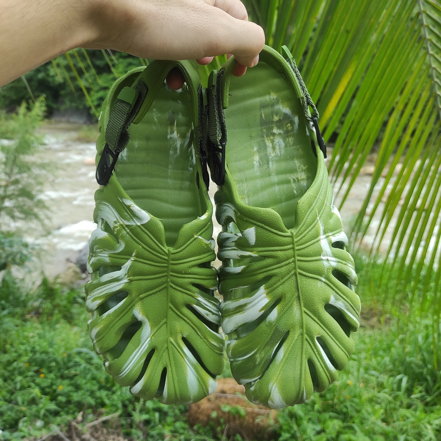 Variegated Monstera Shoes