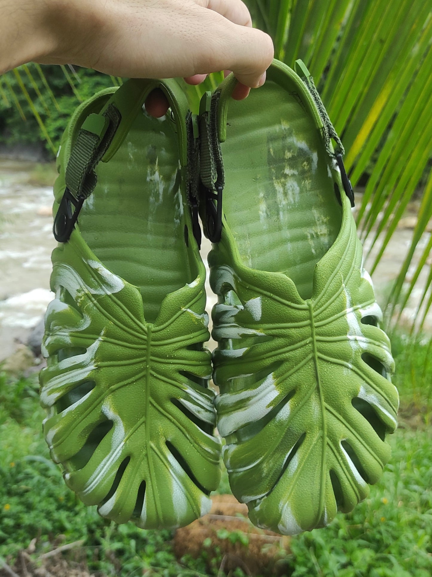 Variegated Monstera Shoes