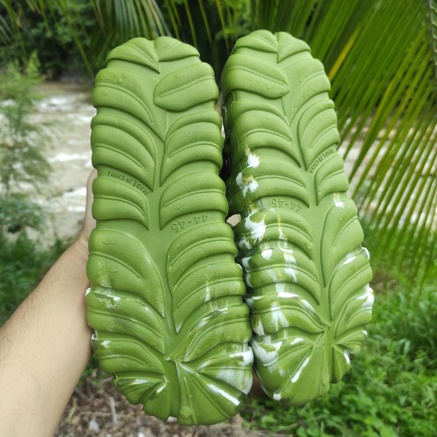 Variegated Monstera Shoes