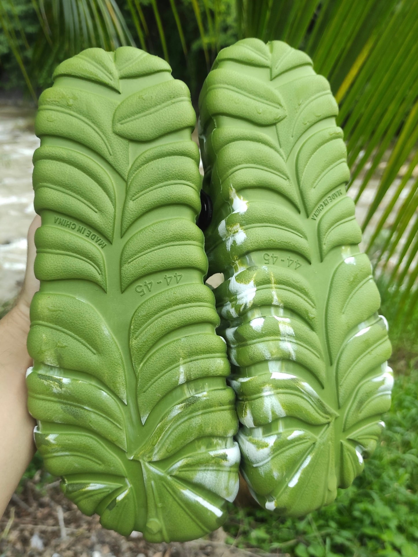 Variegated Monstera Shoes