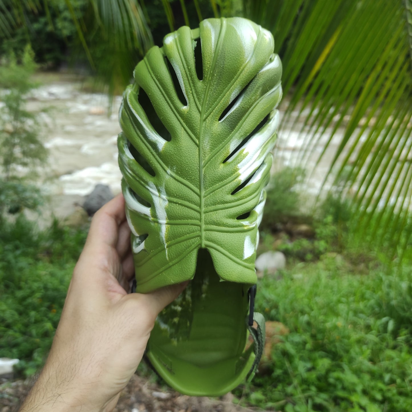 Variegated Monstera Shoes