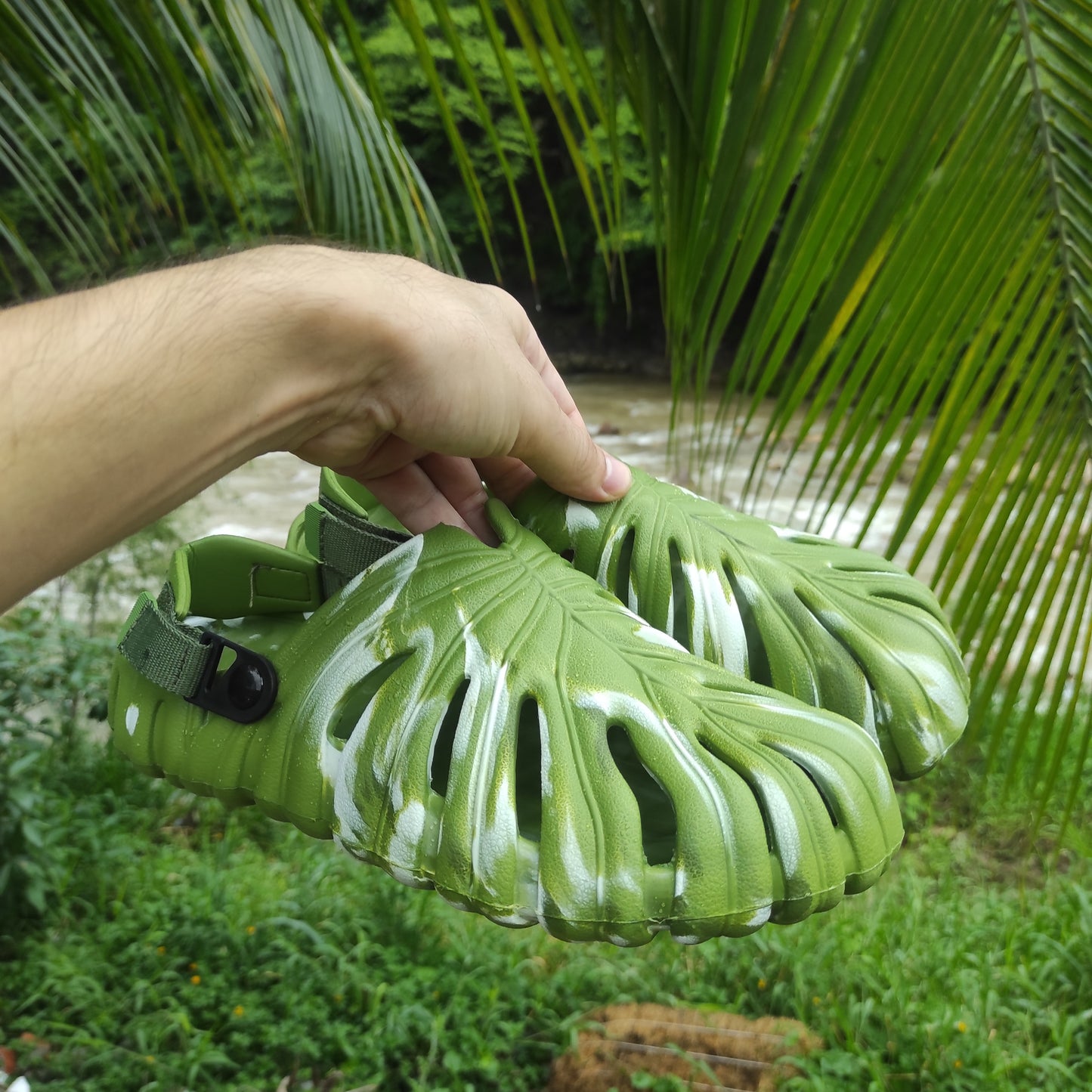 Variegated Monstera Shoes