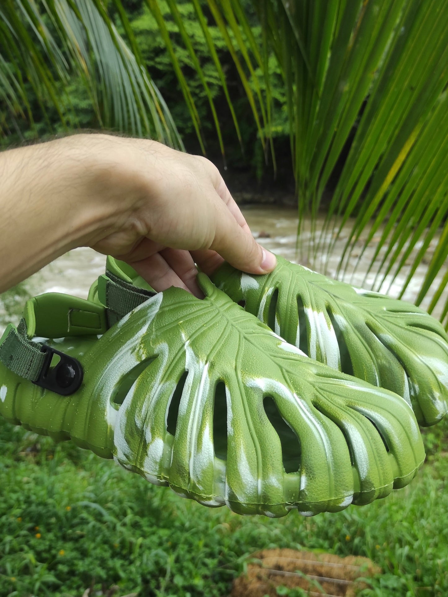 Variegated Monstera Shoes