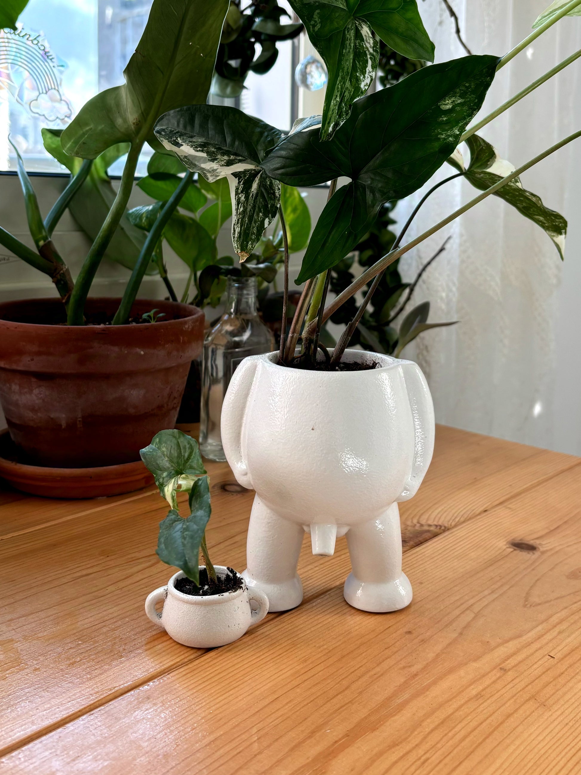 sitting indoor plant pot Ceramic Peeing Pot & Potty