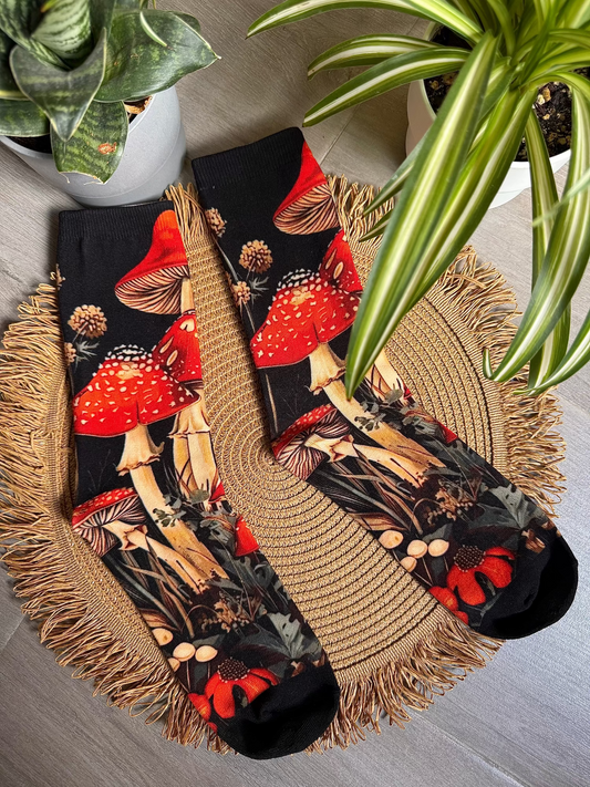Magic Mushrooms Socks