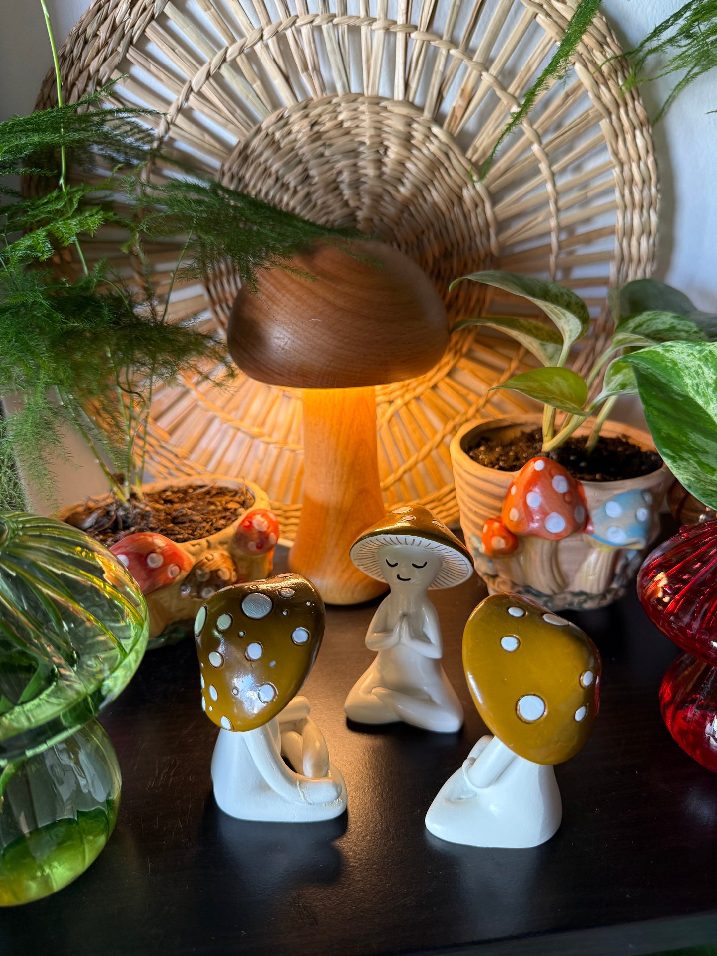 Mushroom Yogis Set of 3