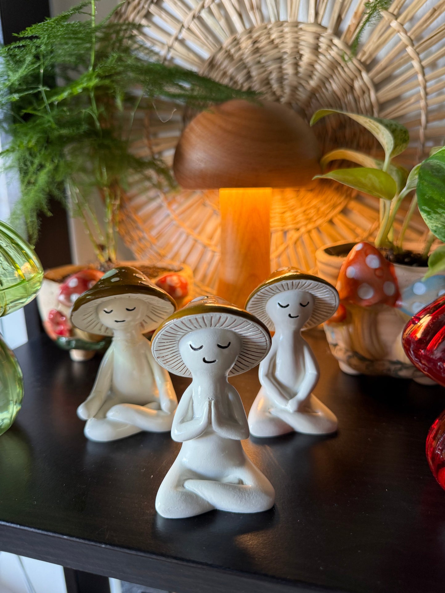 Mushroom Yogis Set of 3