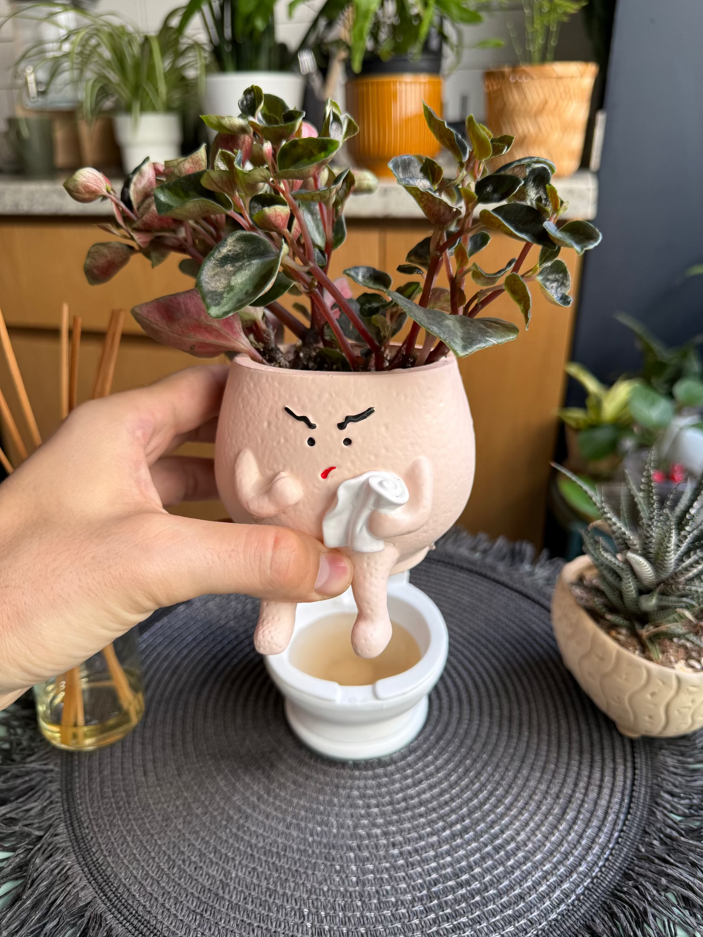 Angry Bath Pot