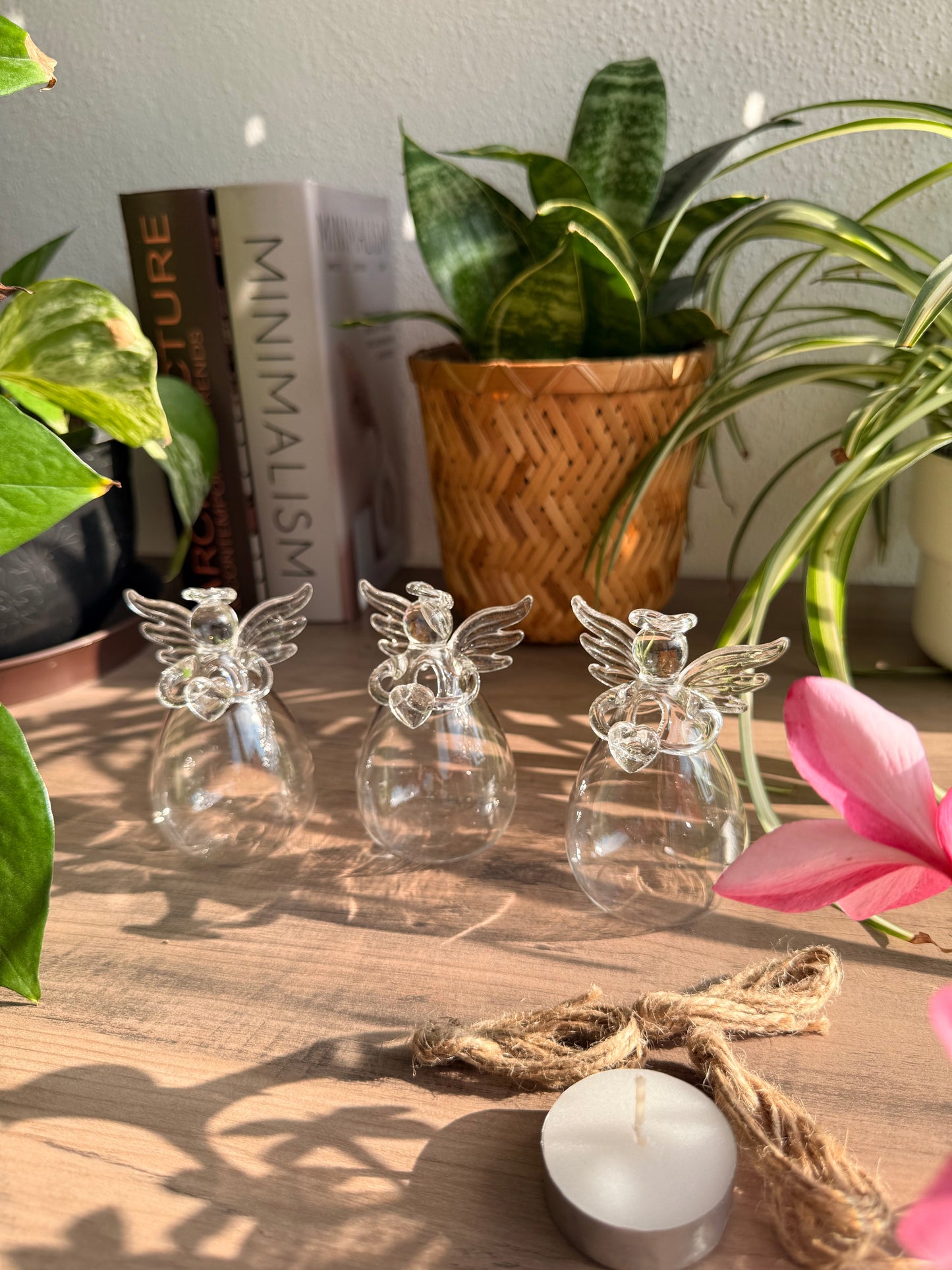 Handmade Angel Glass Vases🪽🤍