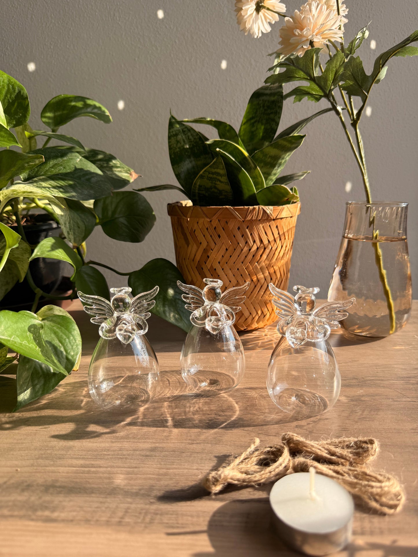 Handmade Angel Glass Vases🪽🤍