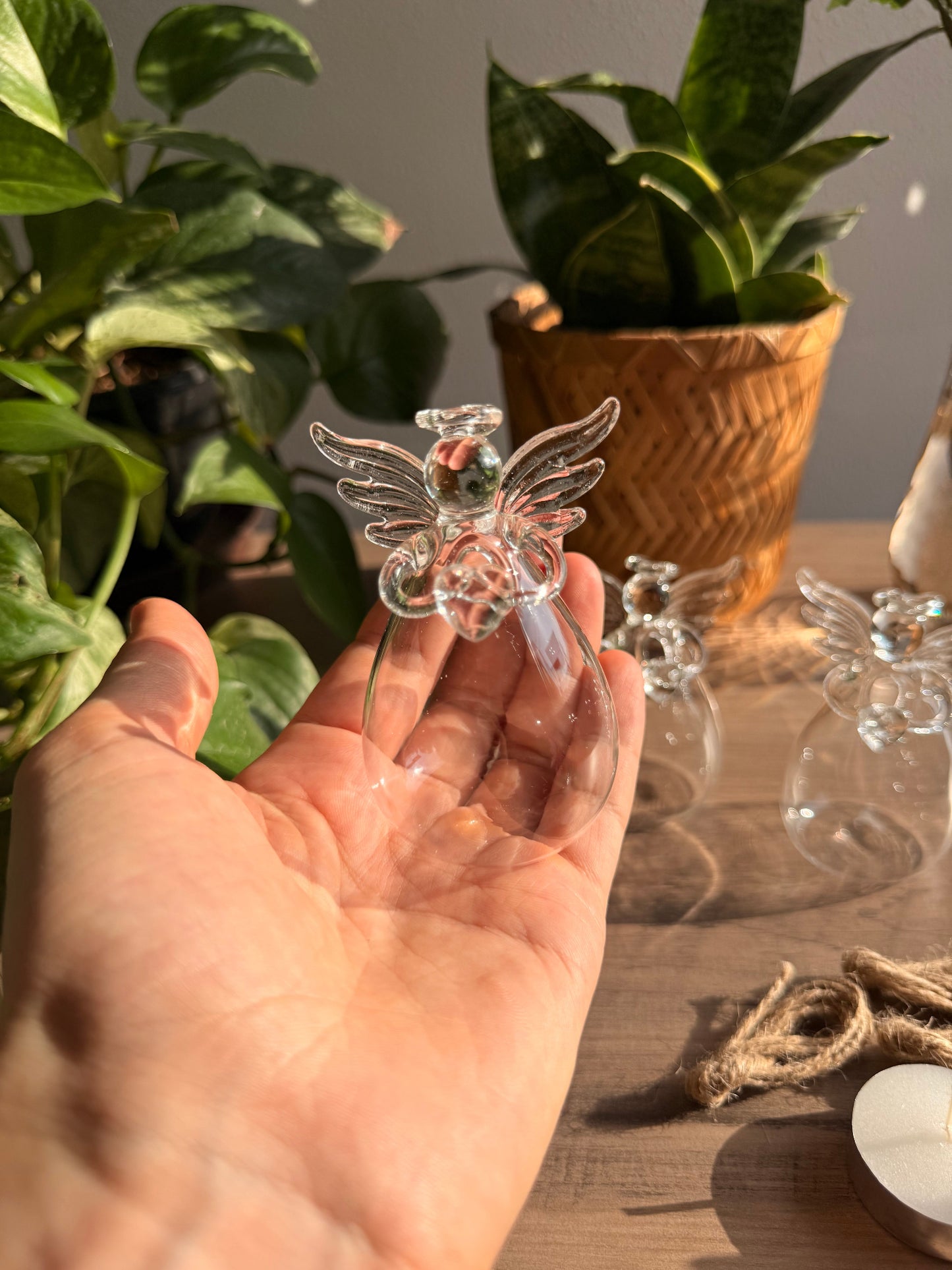 Handmade Angel Glass Vases🪽🤍