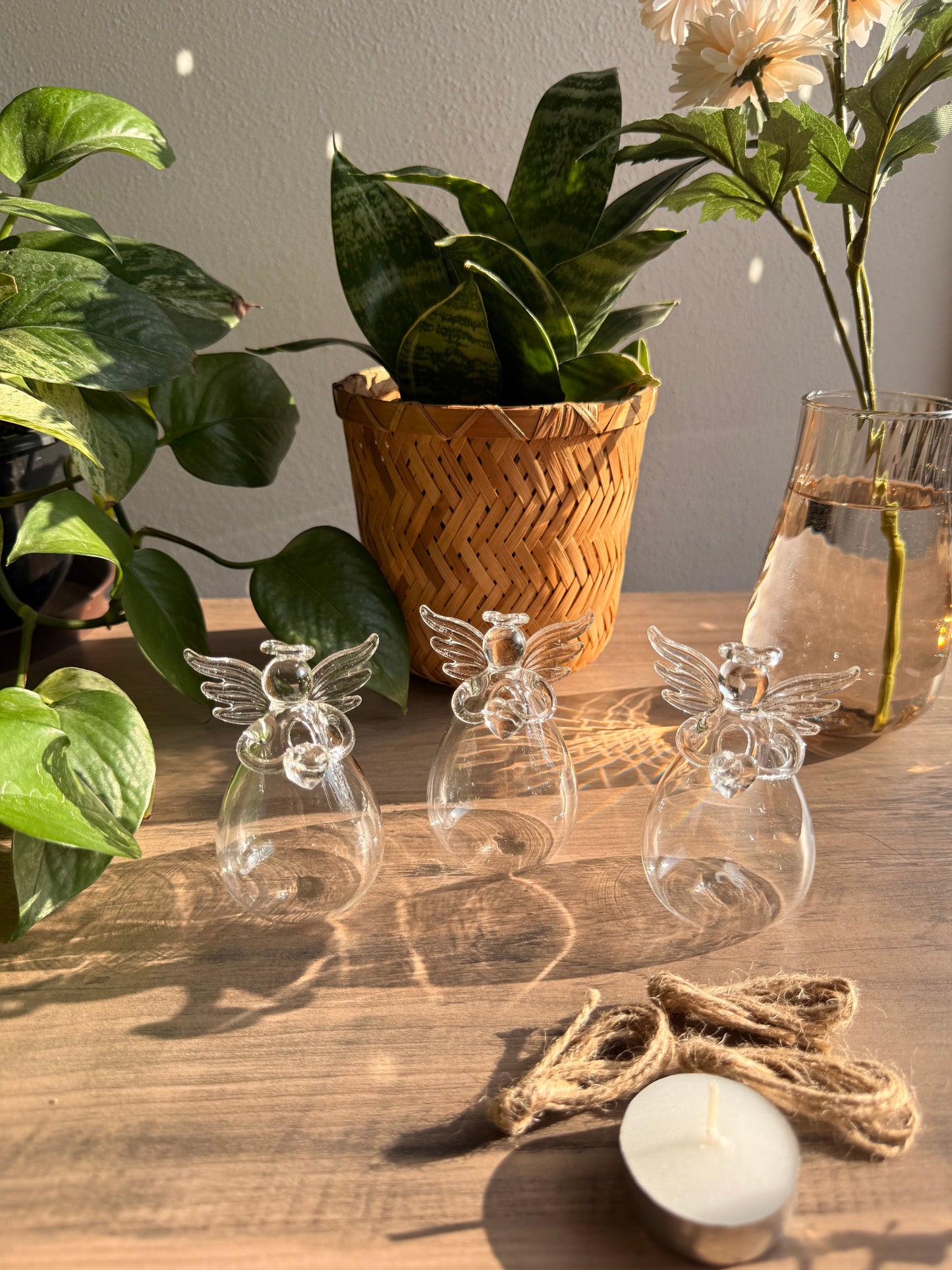 Handmade Angel Glass Vases🪽🤍