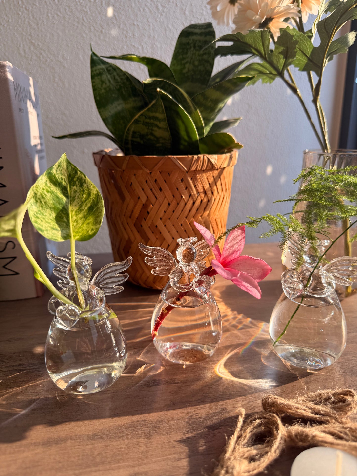 Handmade Angel Glass Vases🪽🤍