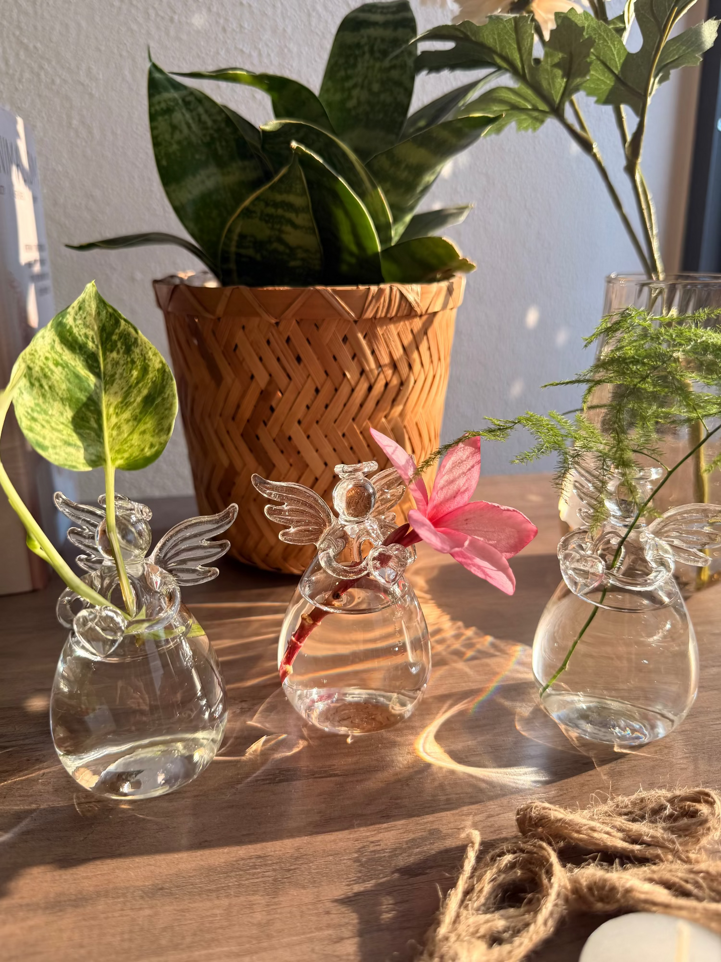 Handmade Angel Glass Vases🪽🤍