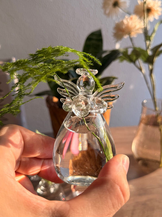 Handmade Angel Glass Vases🪽🤍