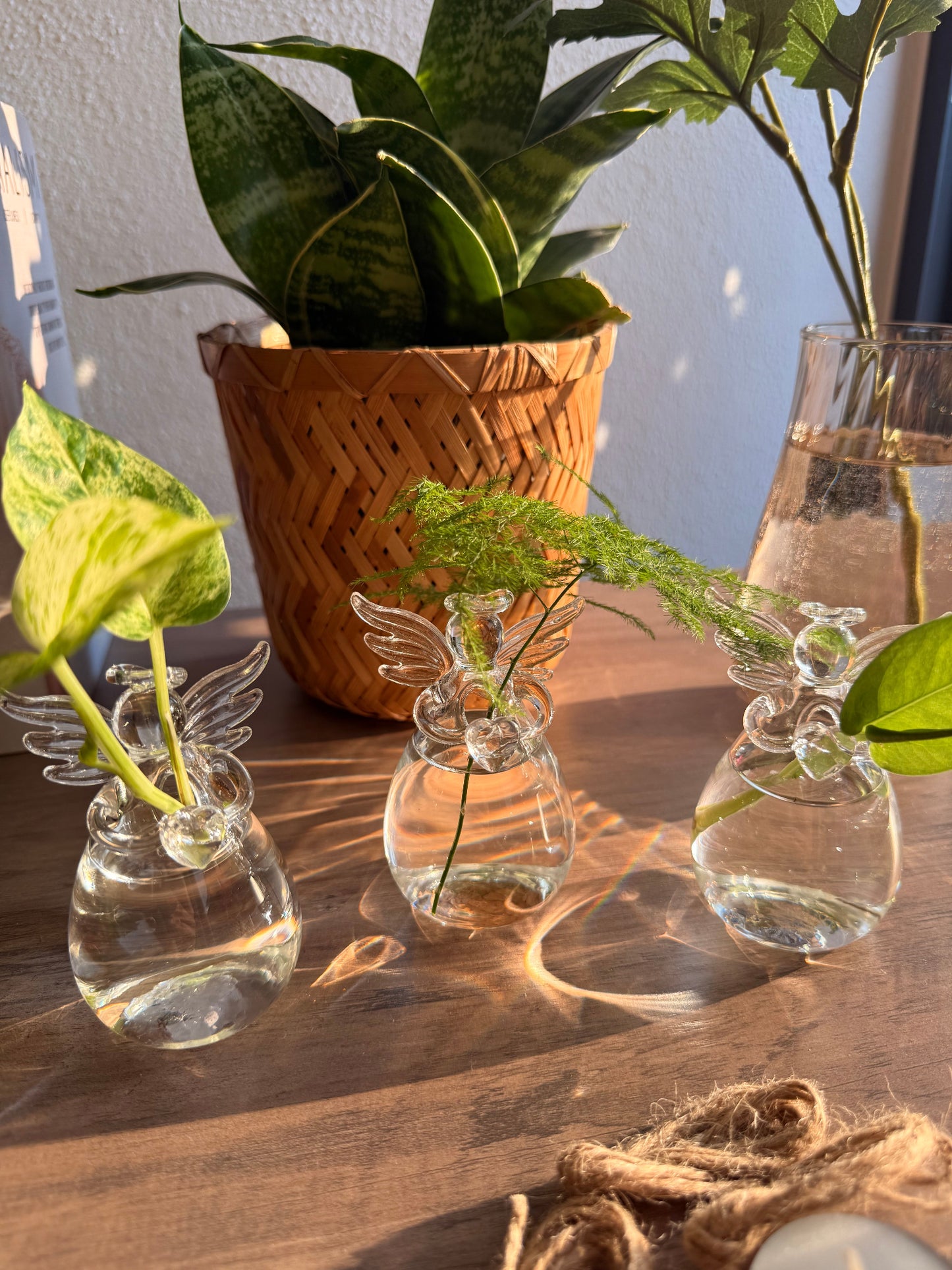Handmade Angel Glass Vases🪽🤍
