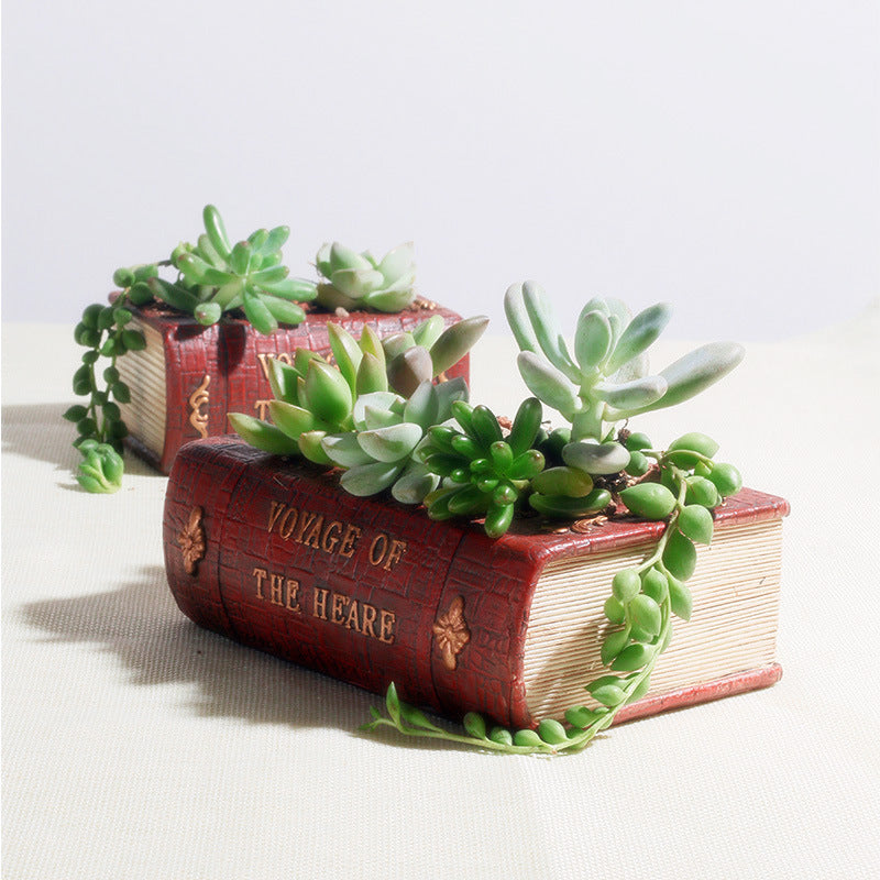 Vintage Book planter