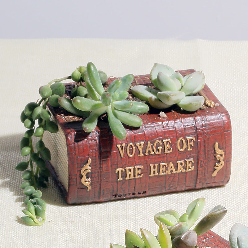 Vintage Book planter