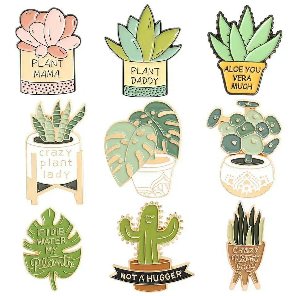 'If I die water my plants' pin