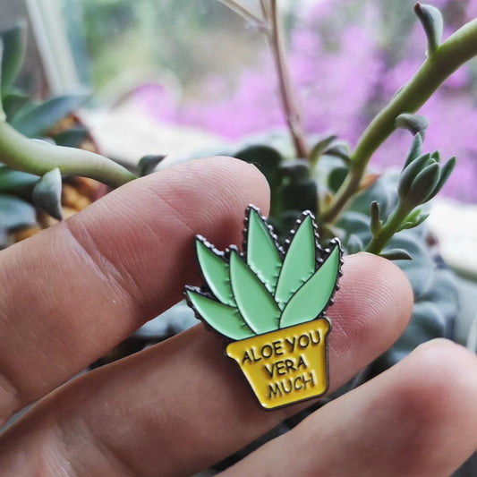 'Aloe you vera much' pin