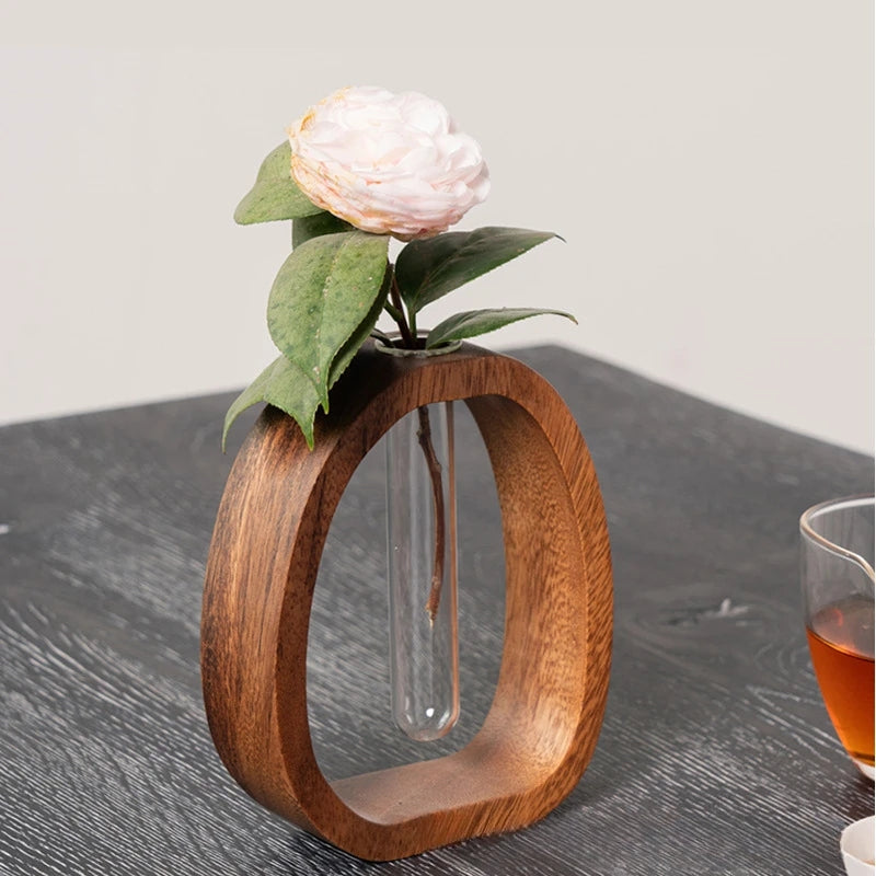 Walnut Wood Propagation Vase