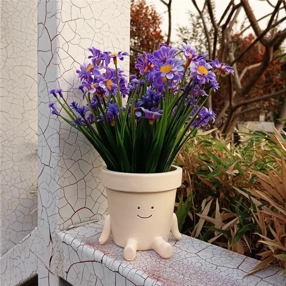 Sitting Smiling Face Planter