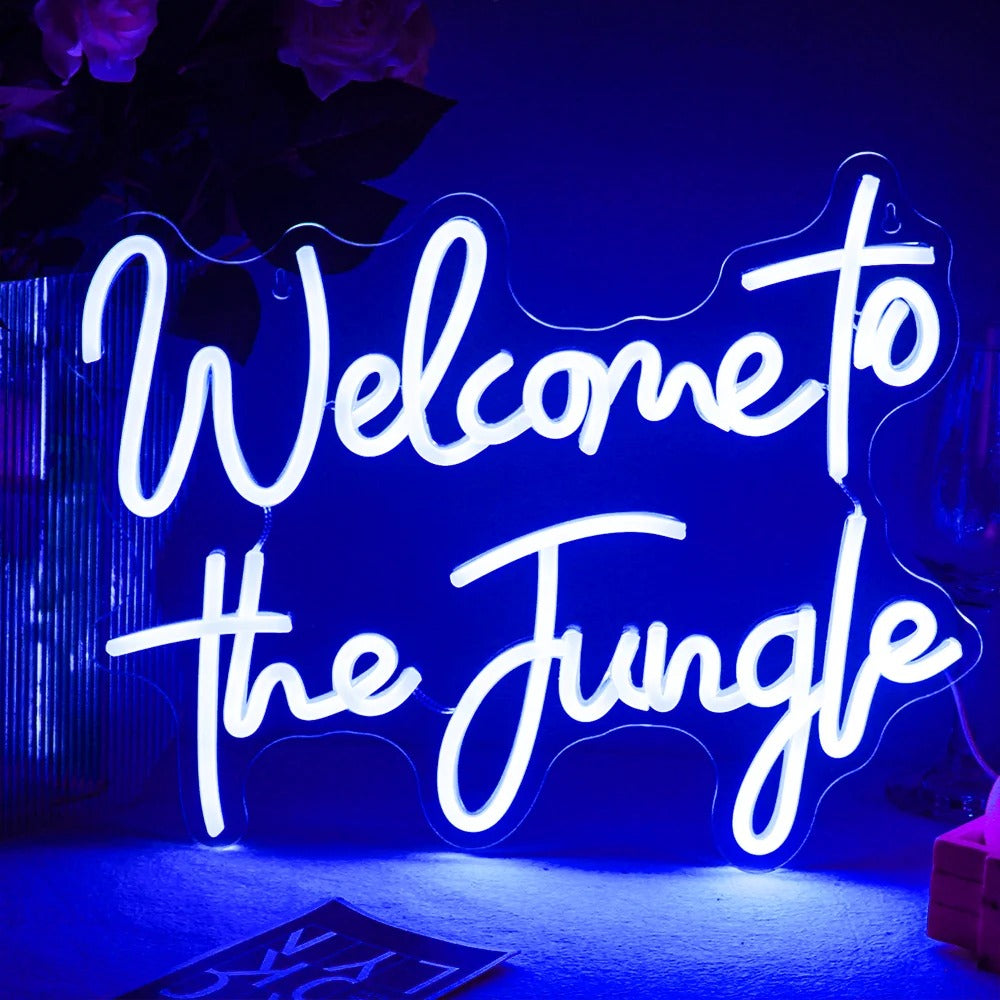 "Welcome to the jungle" LED Light