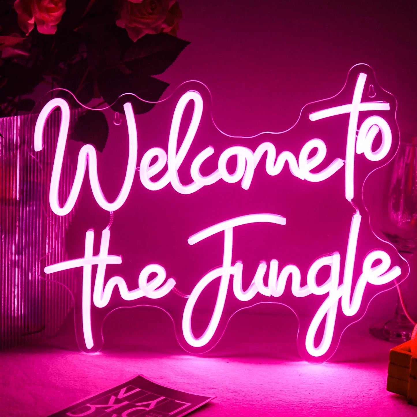 "Welcome to the jungle" LED Light